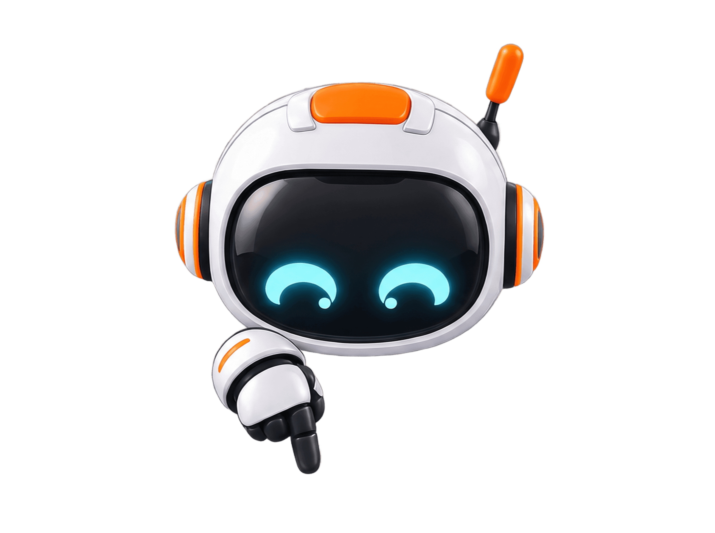 Robot analizando métricas de servicios